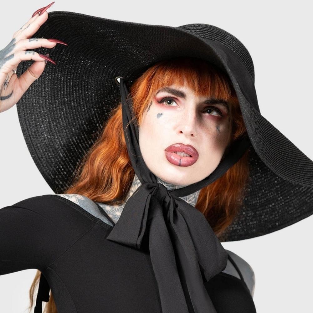 Killstar Nightshaded Sun Hat NWT